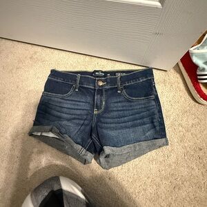Hollister Dark Blue Jean Shorts